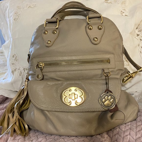 GUC~Emma Fox Large "Mushroom" foldover satchel - Picture 2 of 16